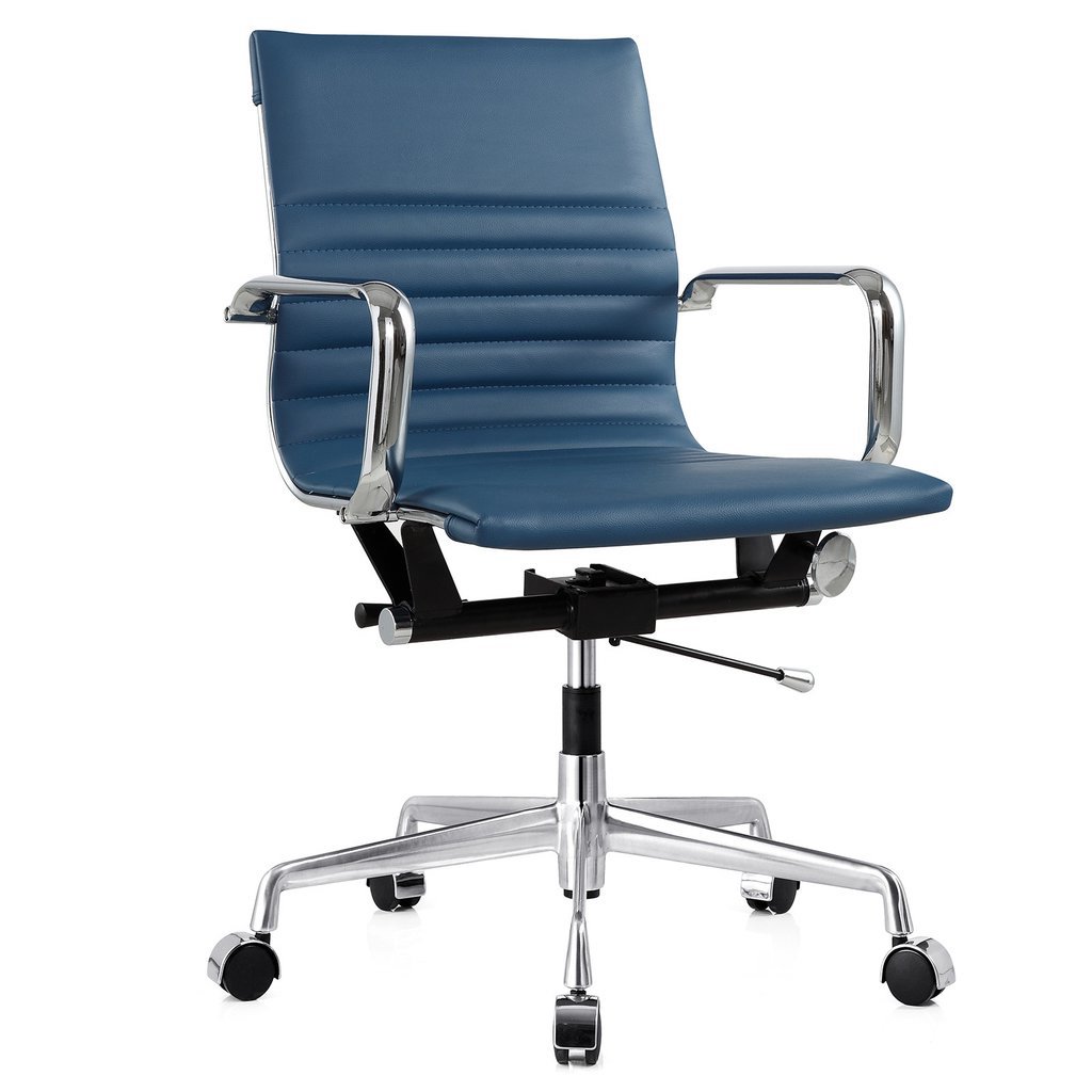 Edmeston Vegan Leather Office Chair Furniture-Office-Office Chairs