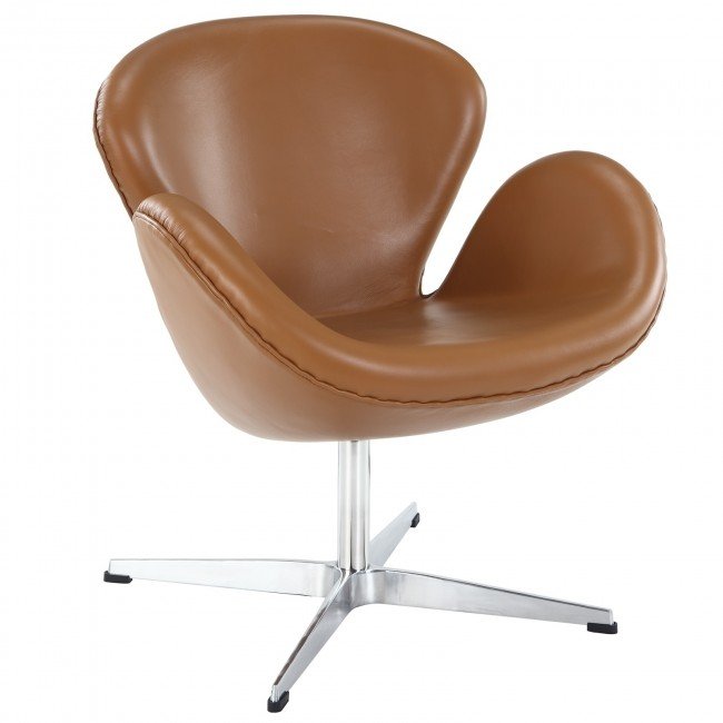 arne jacobsen swan chair - leather