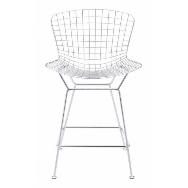 bertoia wire counter chair - set of 2