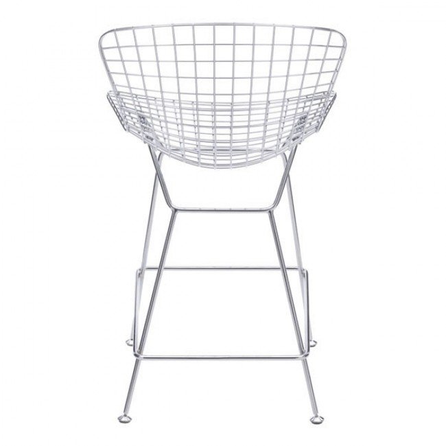 bertoia wire counter chair - set of 2