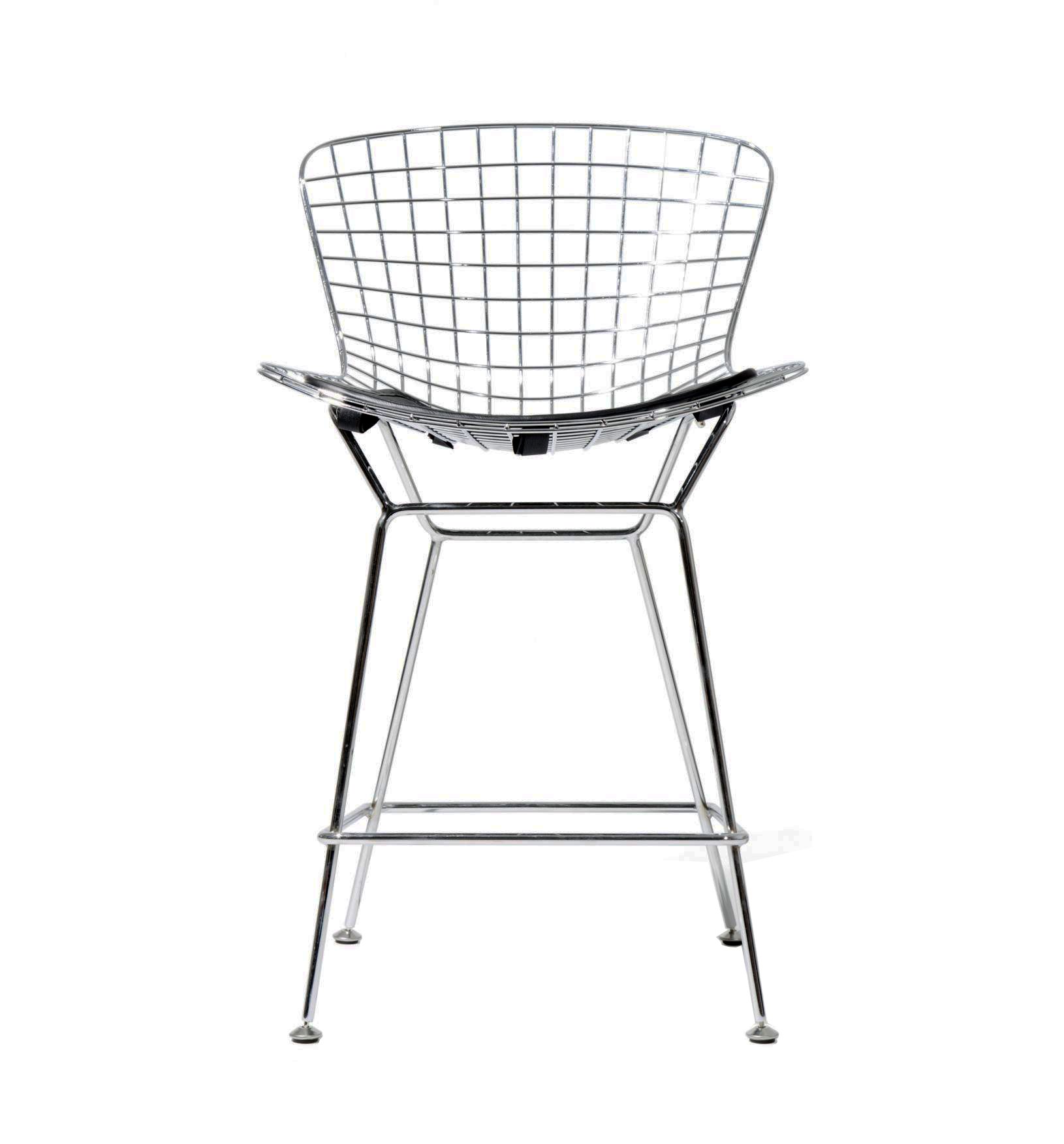 bertoia wire counter stool