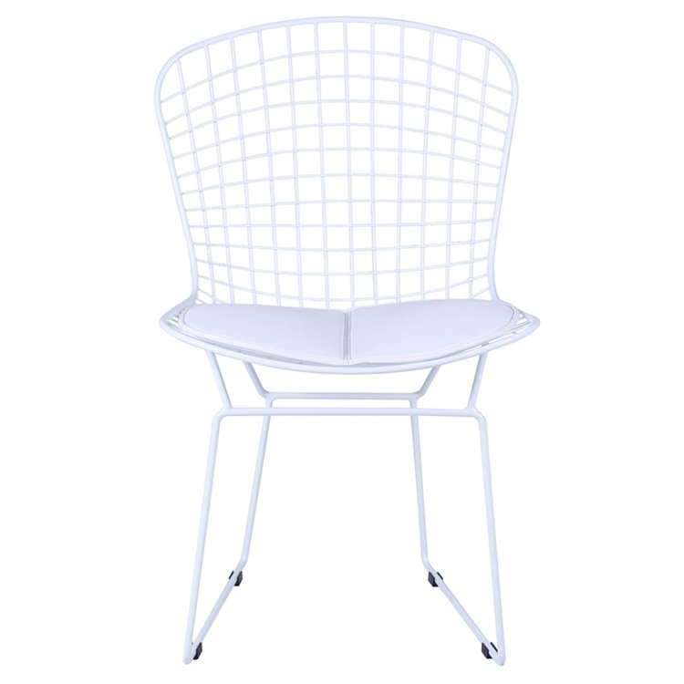 bertoia wire dining chair - white 