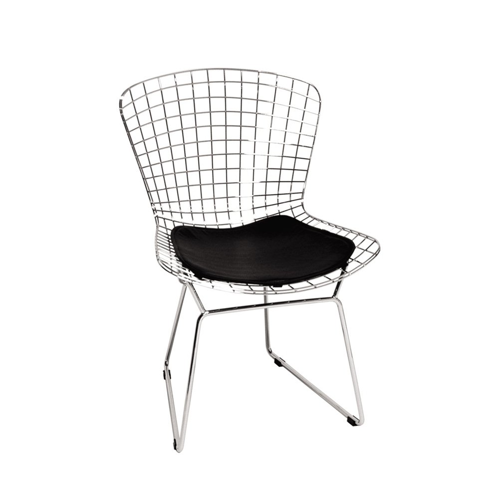bertoia wire dining chair