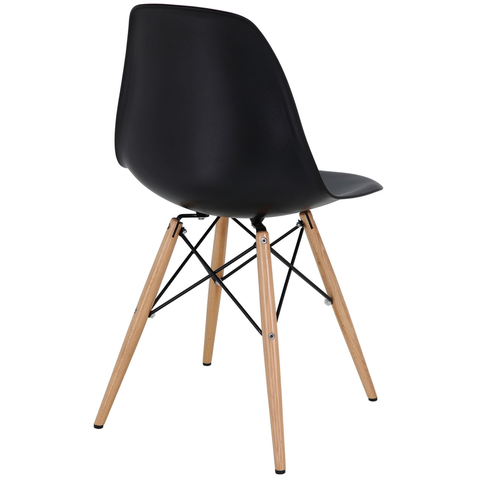 easy plastic shell chair - dowel base