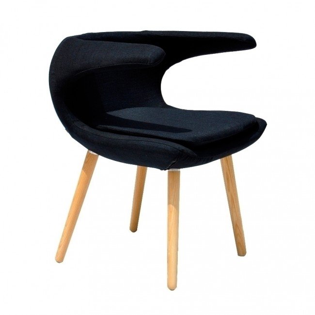 clipper chair - black