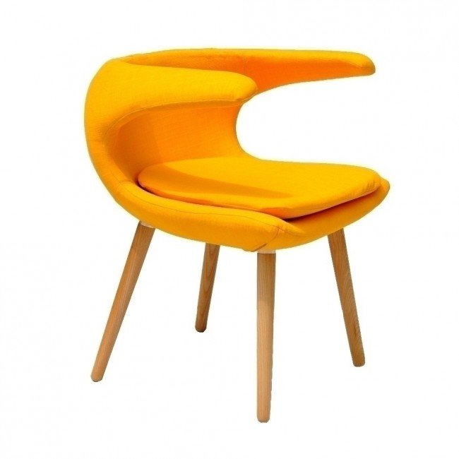 clipper chair - yellow