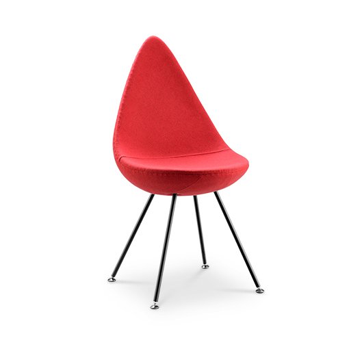 Replica Arne Jacobsen Drop Chair - red
