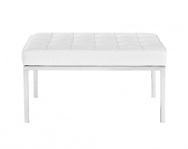 florence 2-seater bench - leather