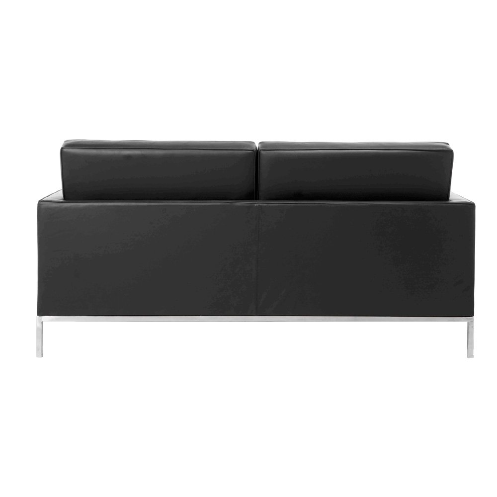 florence leather loveseat