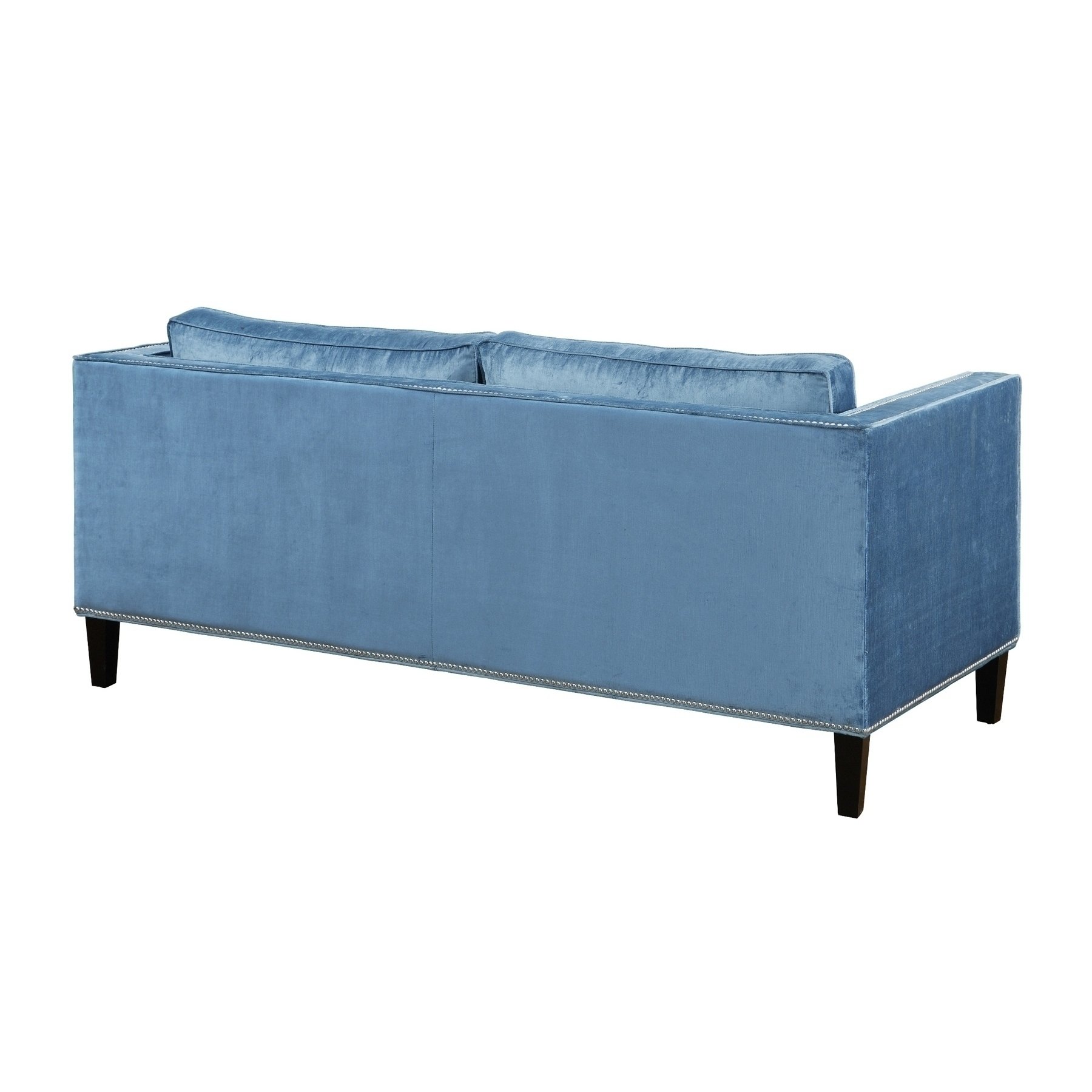 downing sofa - blue velvet