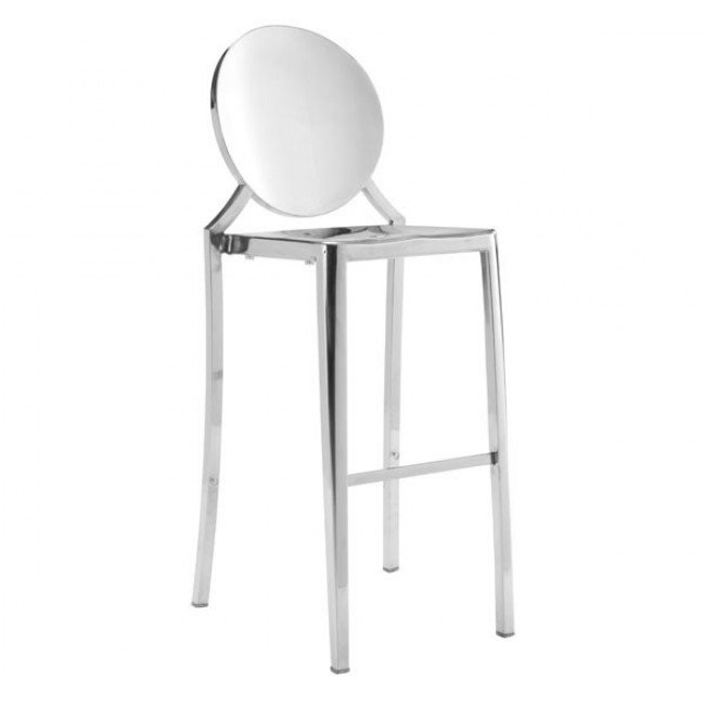 bleecker bar stool - stainless