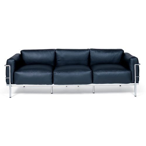 Bethany | Le Corbusier  Down-Filled Sofa Furniture-Living Room-Sofas & Couches