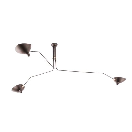 Minoa Ceiling Lamp 3 Arms Furniture-Lighting-Ceiling Lights