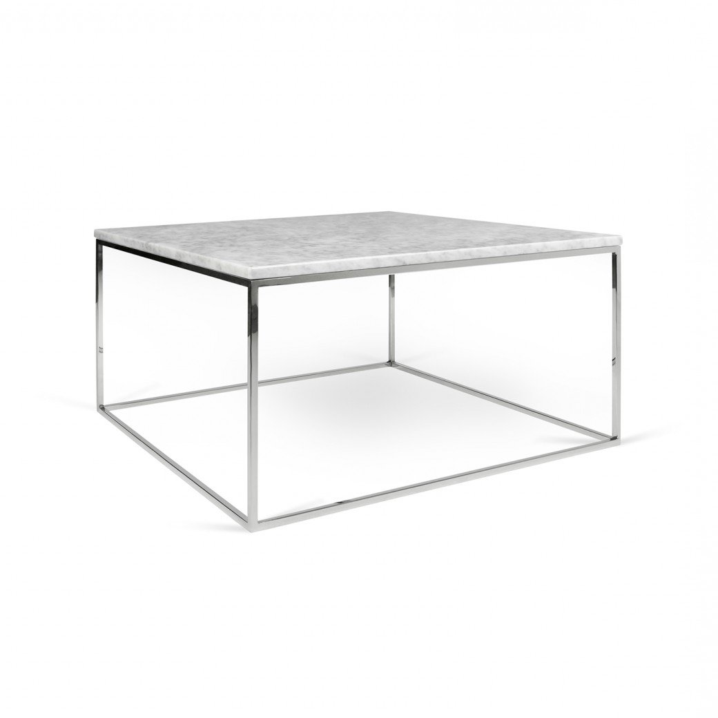 ainslie coffee table - square marble