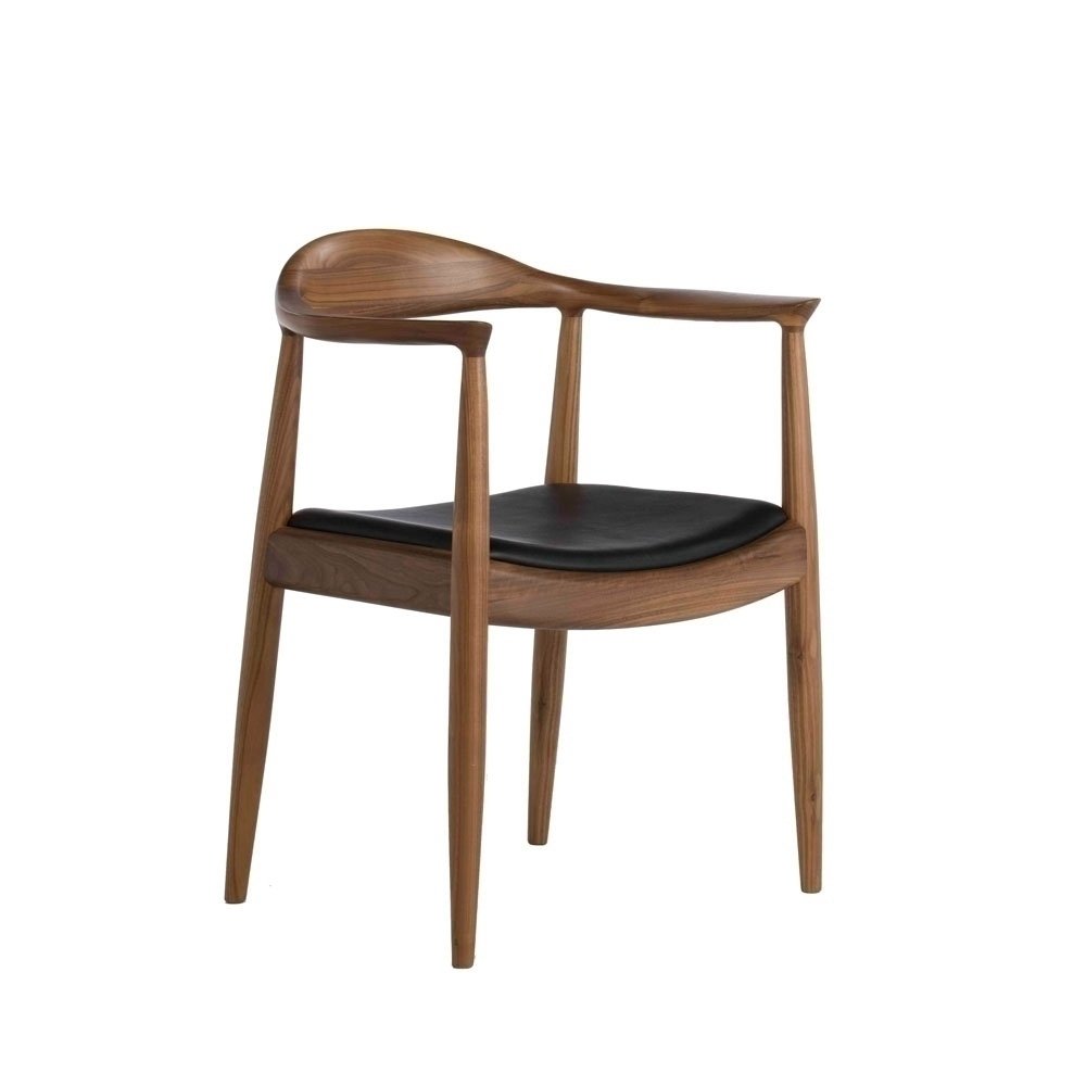 Wampsville | Wegner Armchair - Walnut Furniture-Dining Room-Dining & Side Chairs