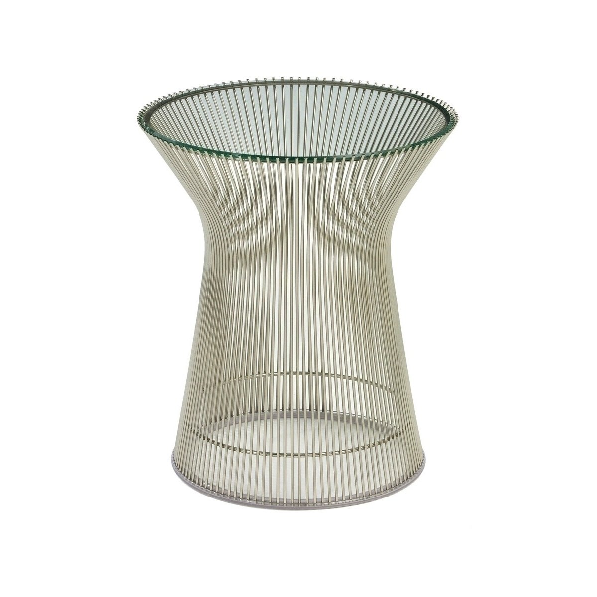 platner wire side table